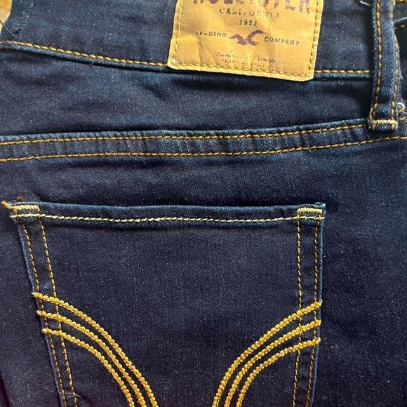 Hollister Dark Wash Straight Leg Jeans - Picture 4 of 6